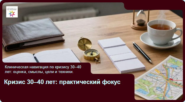 Кризис 30–40 лет: практический фокус